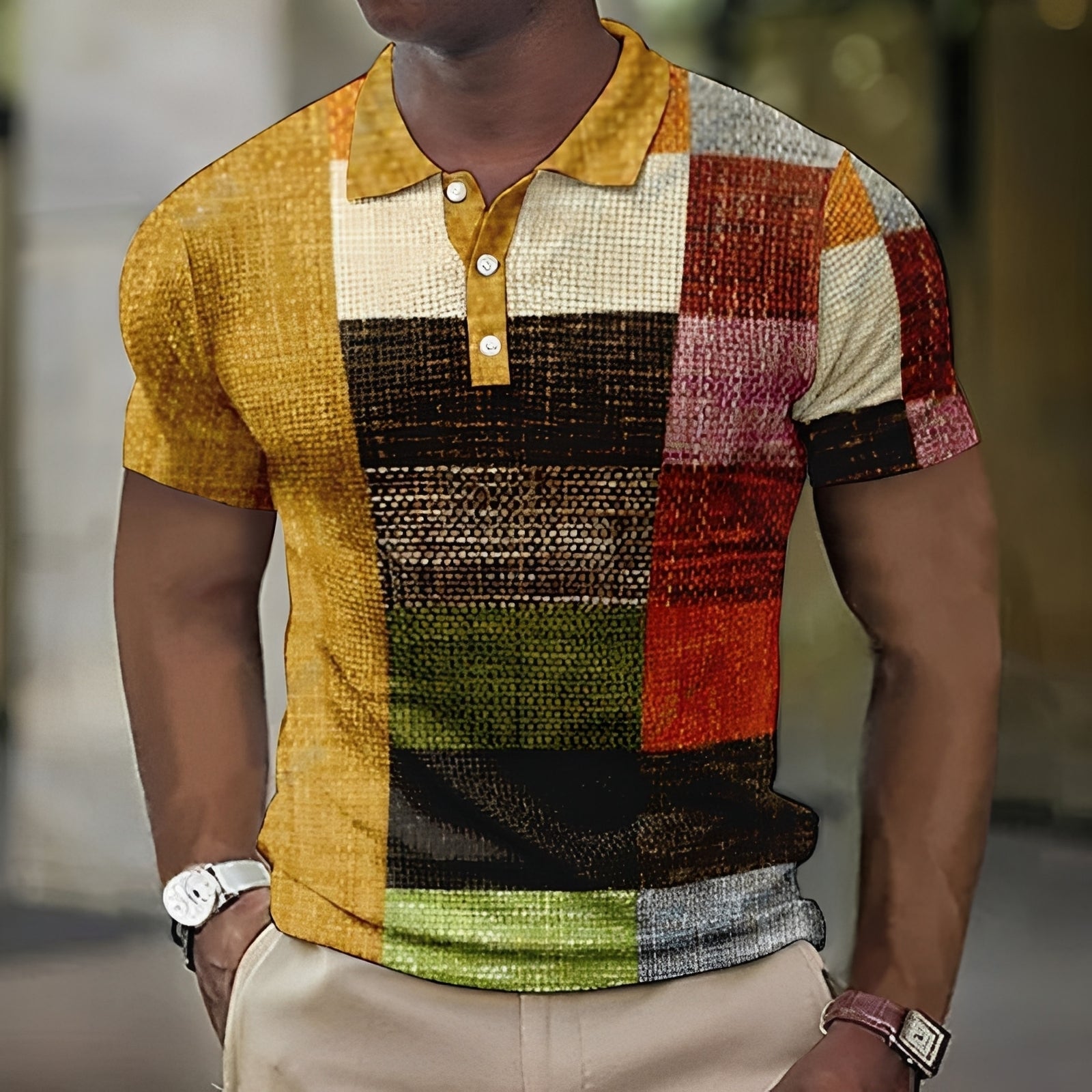 Jimmy - Stylish Plaid Print Shirt
