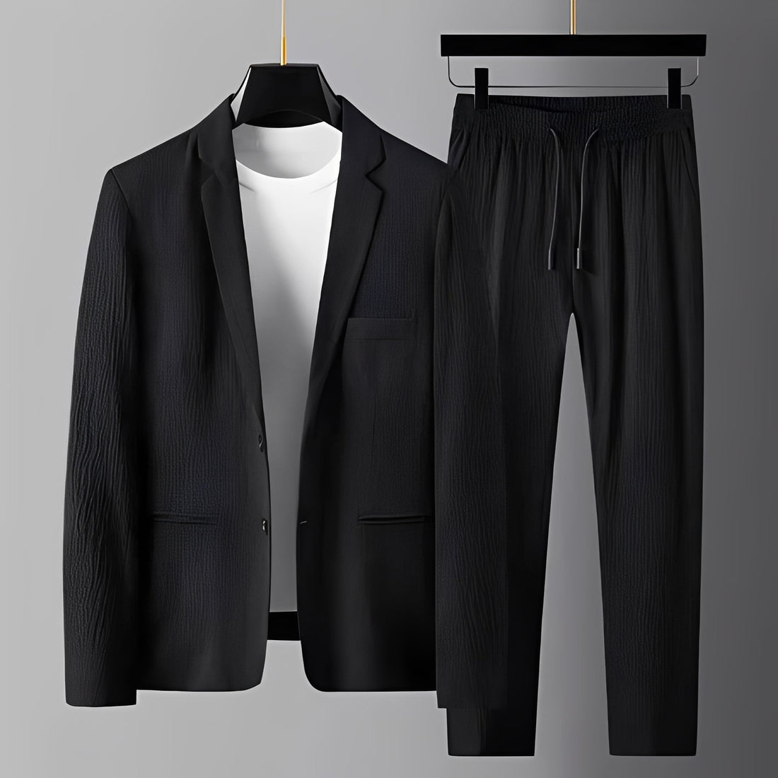 Alvin - Trendy Men's Two-Piece Outfit