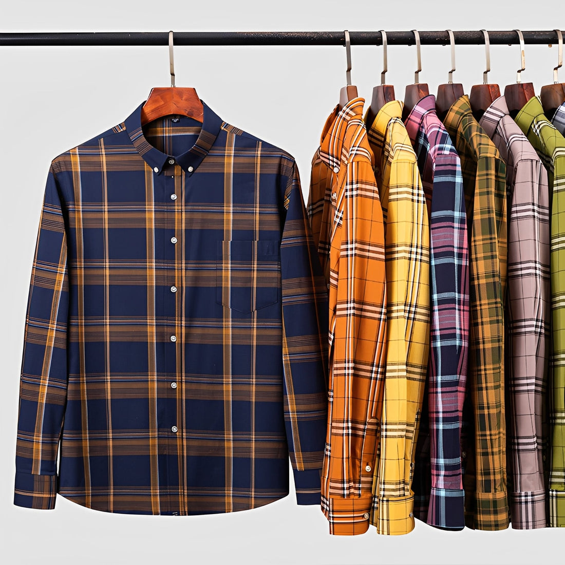 Aldrine - Long sleeve casual shirt for men