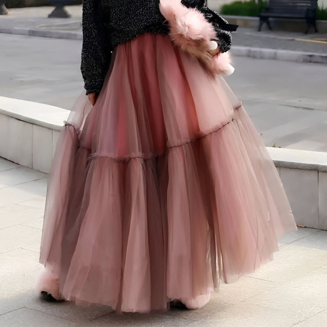 Madeline - Women’s Fashionable Ruffle Skirt
