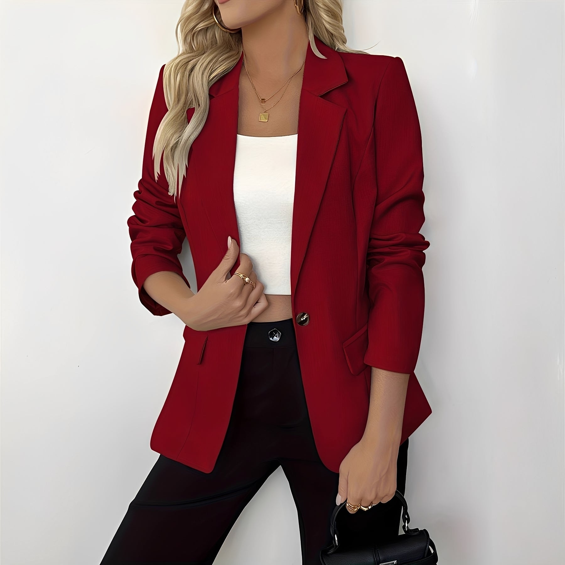 Selina - Formal Blazer with Lapel Collar