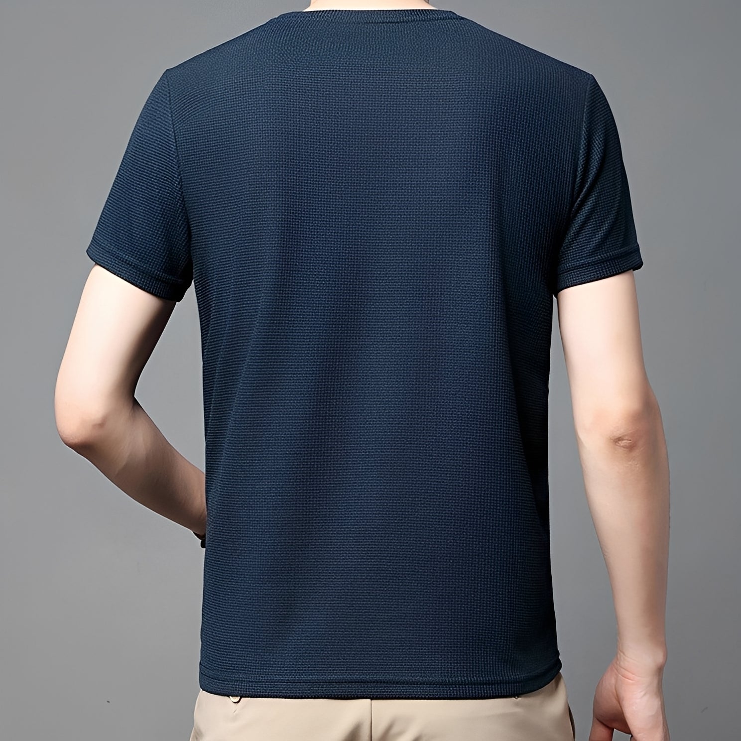 Jed - Casual Textured Tee
