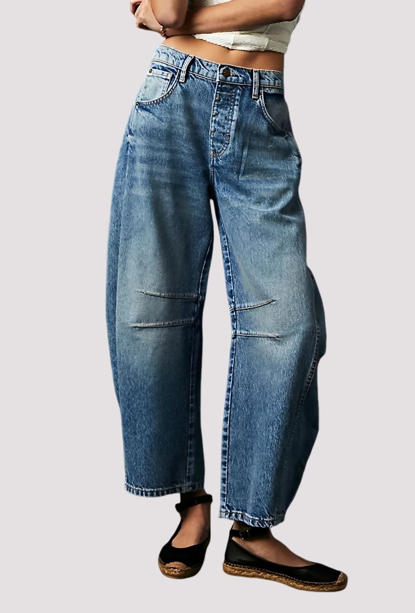 Kendra - Trendy Wide Leg Trousers