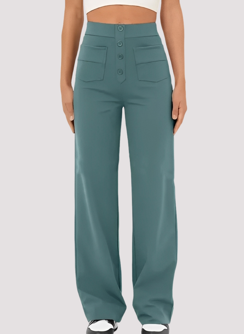 Tianna - Stylish High Waist Trousers