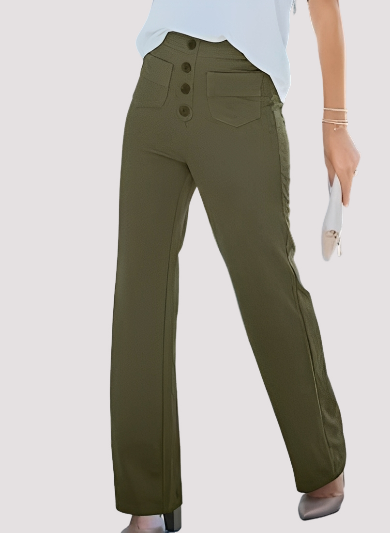 Tianna - Stylish High Waist Trousers