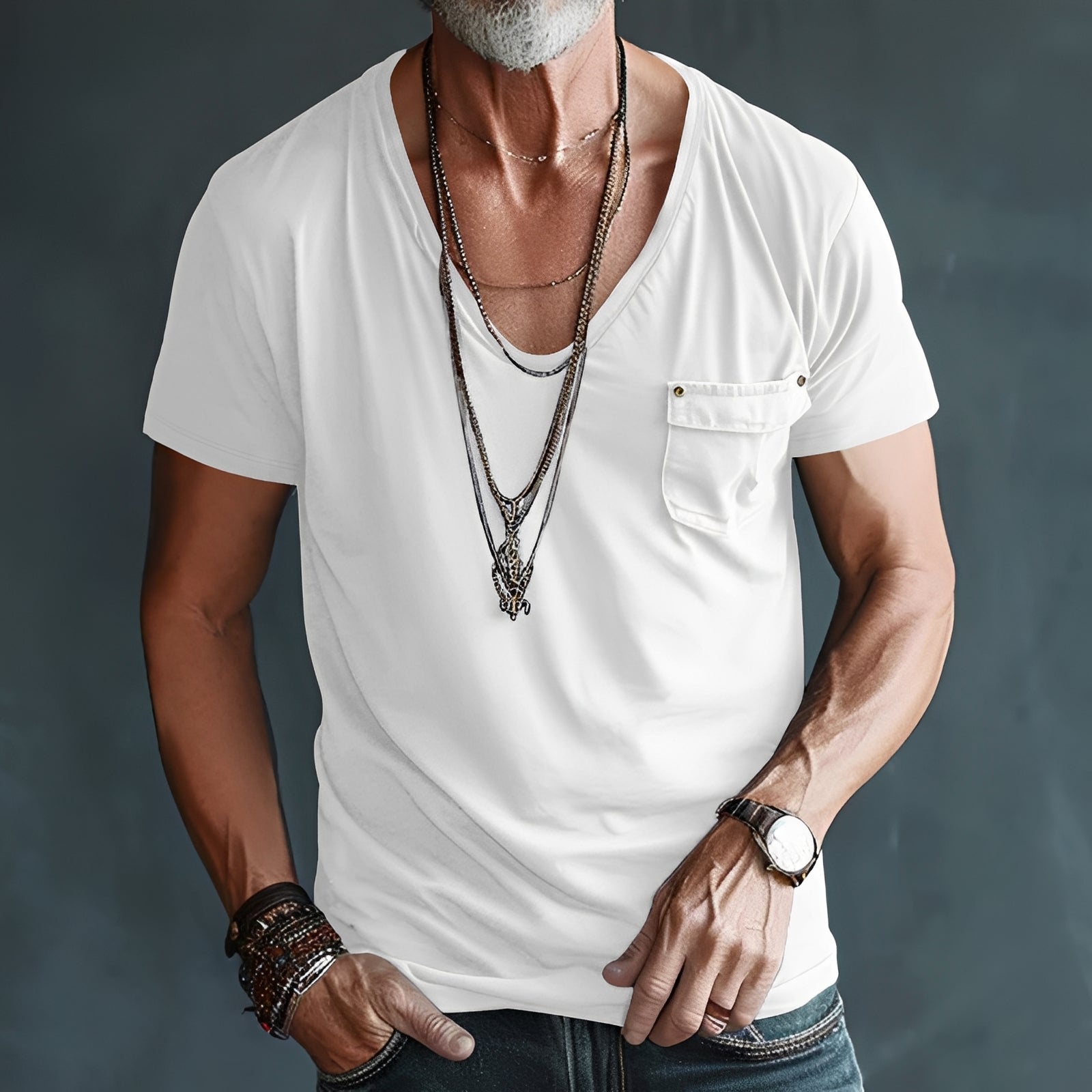 Eddie – T-shirt for men – Relaxed and loose