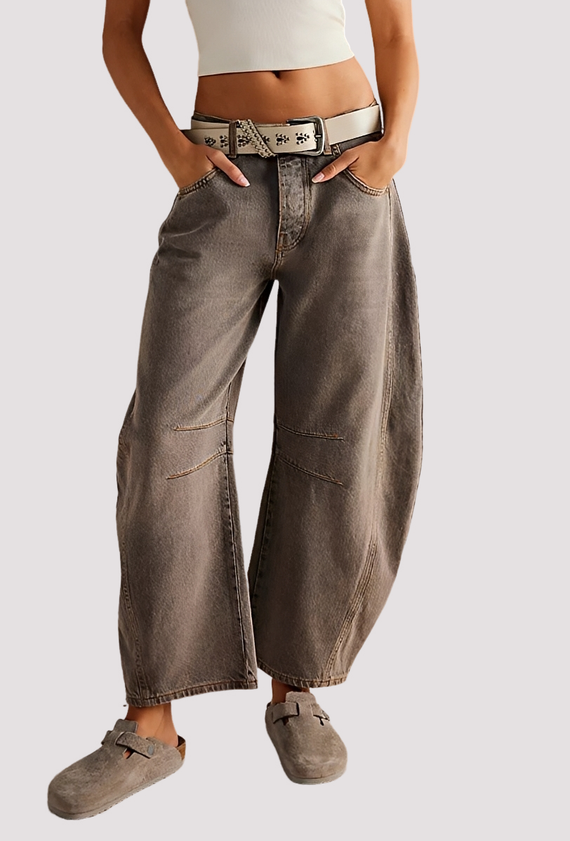Kendra - Trendy Wide Leg Trousers