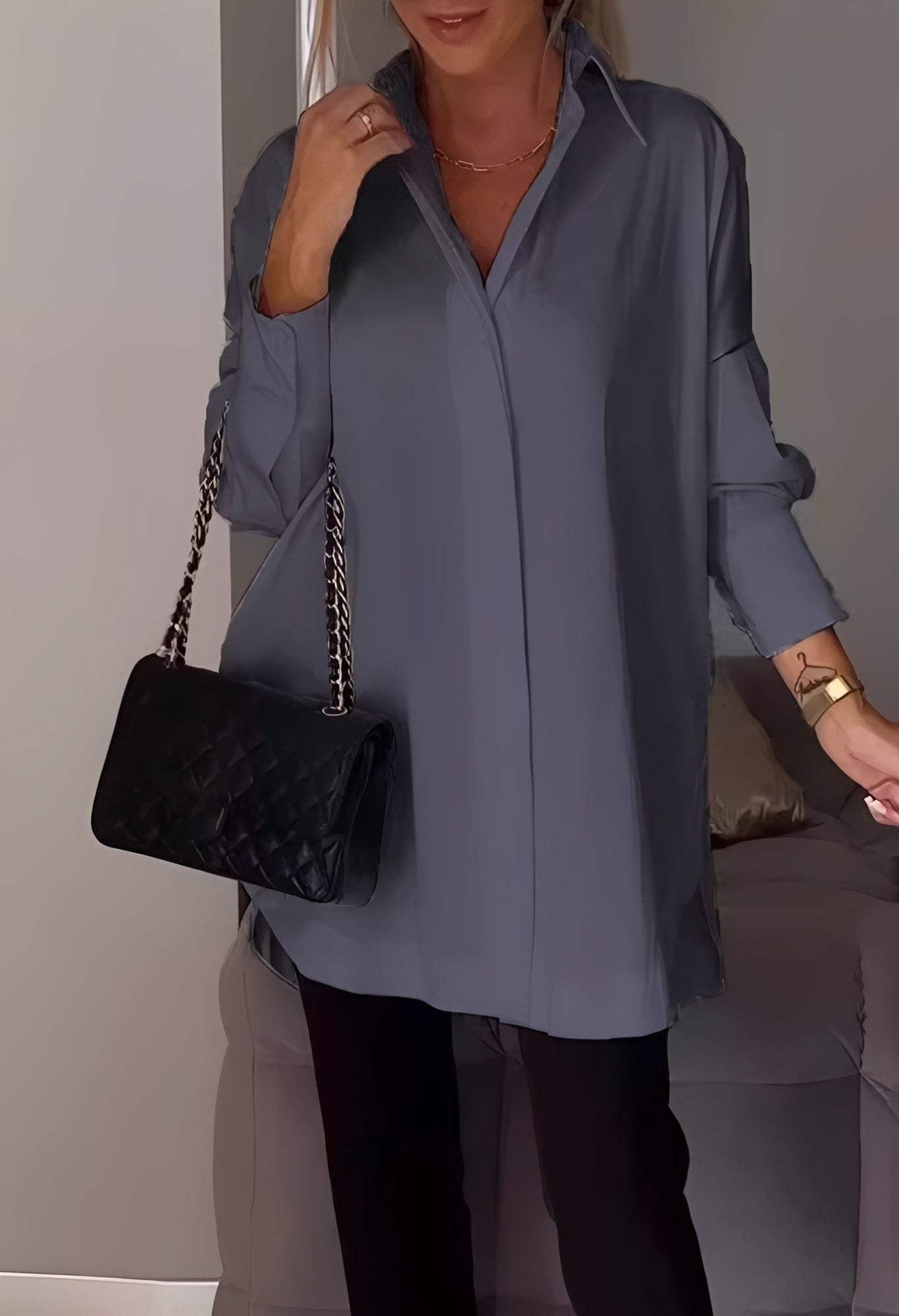 Lauren - Trendy Long-sleeved Shirt