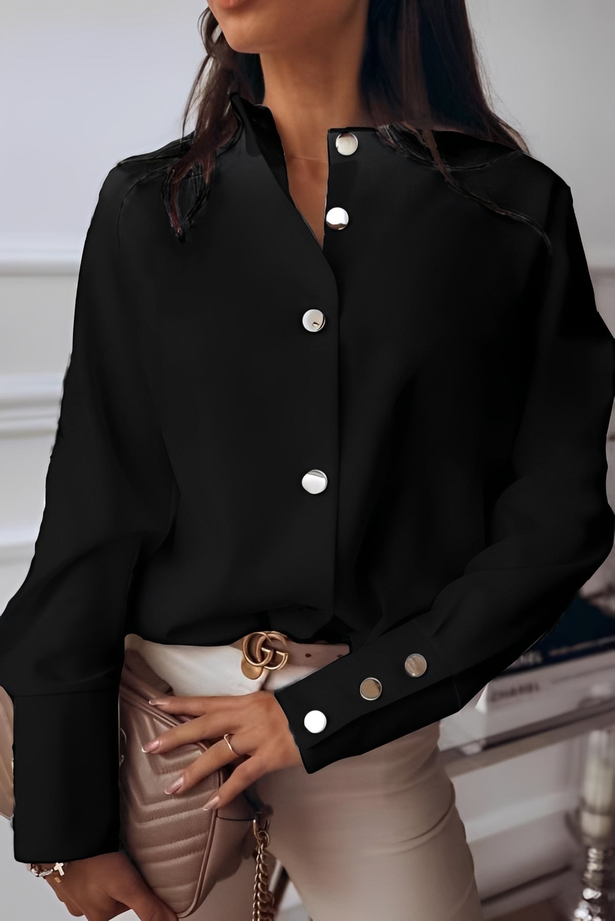 Ashley - Stylish Long Sleeve Blouse