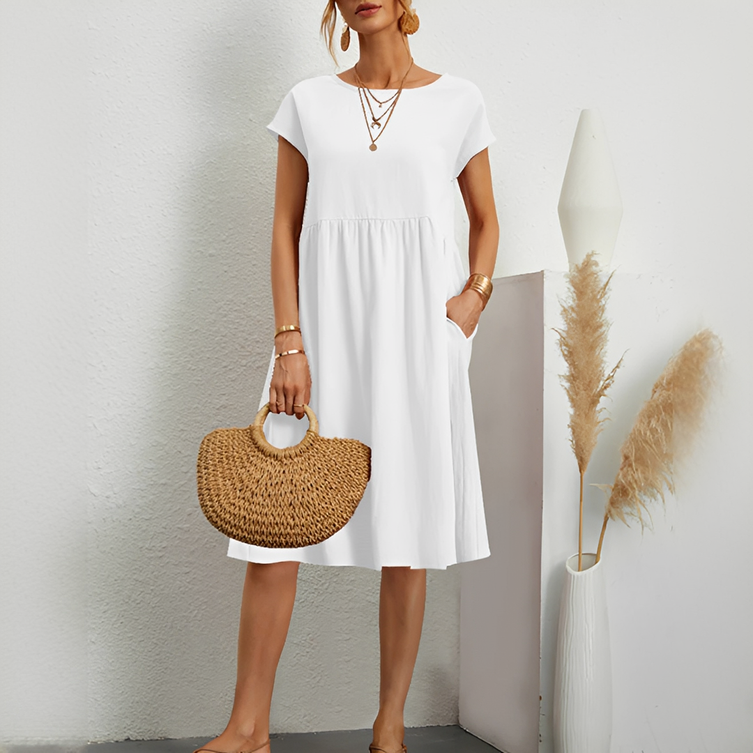 Evalyn - Trendy Mid-Length Dress