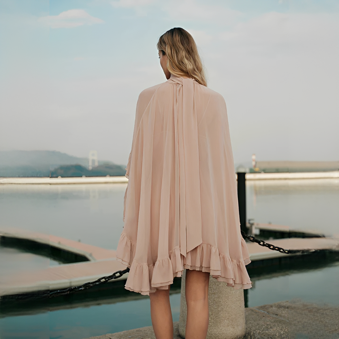 Zhuchin - Fashionable dress with ruffles