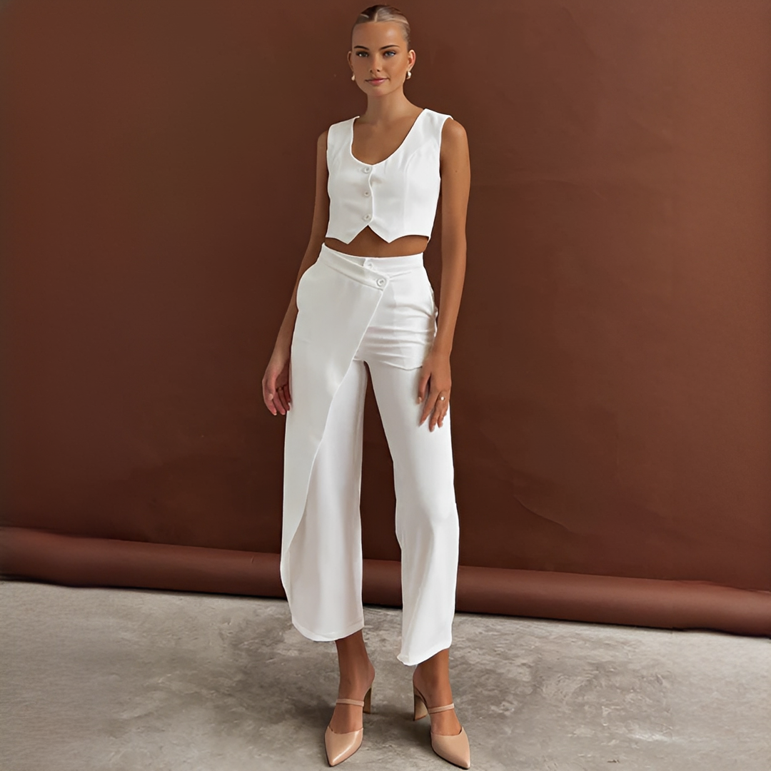 Agnes - Stylish Vest and Pants Set
