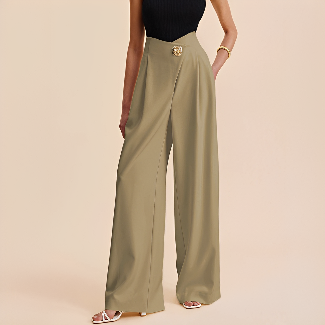 Joyce - High-Waist Wide-Leg Pants