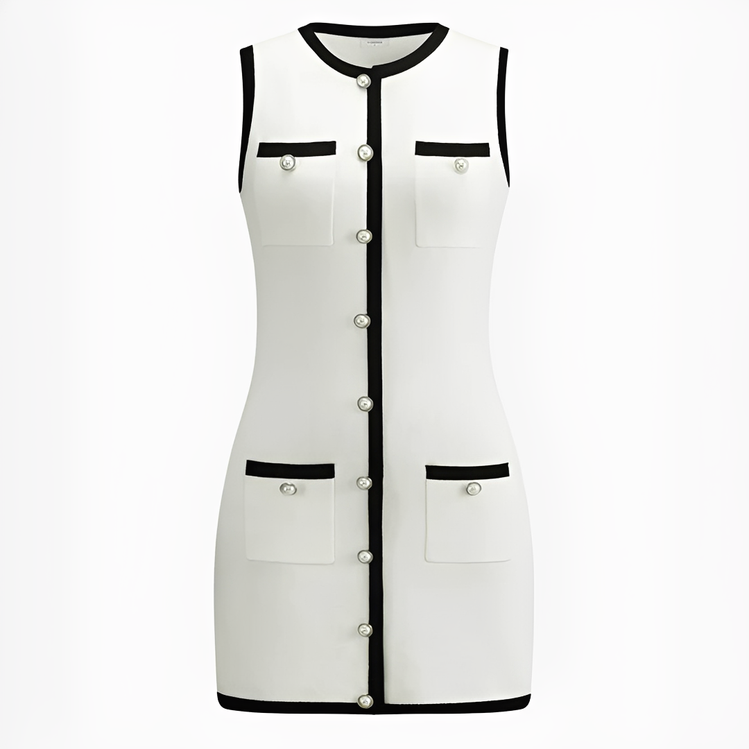 Delilah - Stylish sleeveless mini dress