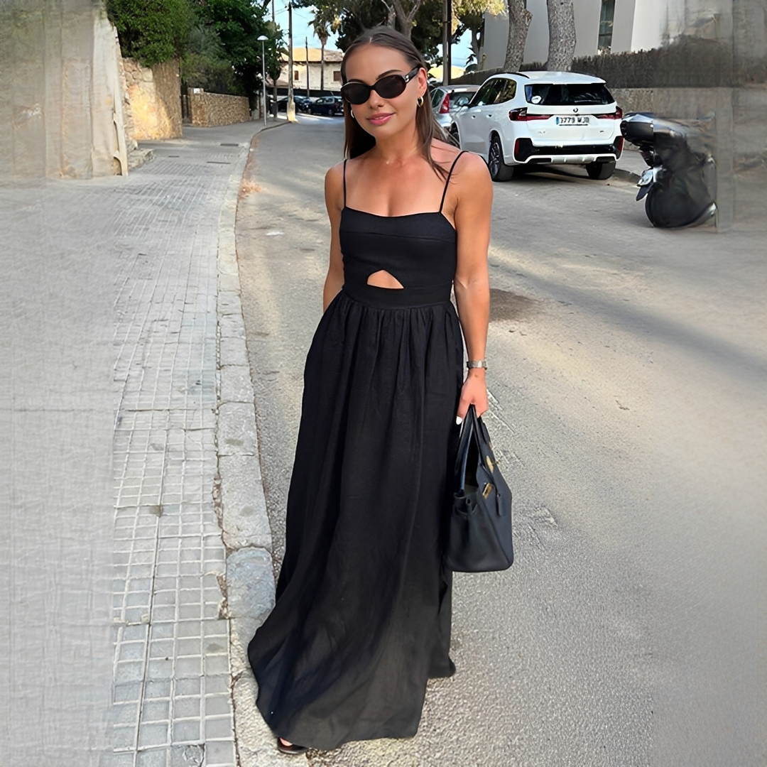 Meadel - Chic sleeveless long dress