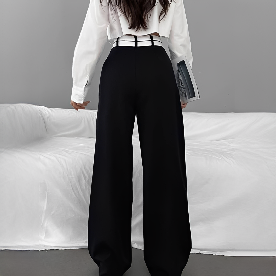 Aurilla - Stylish Wide-Leg Pants