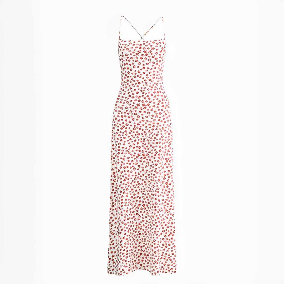 Emily - Long strap dress with a flowing style