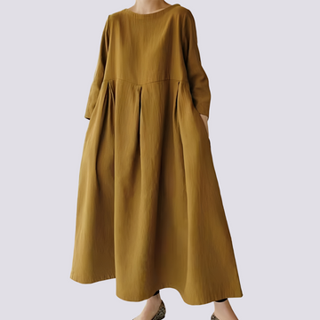 Veronica - Women's loose dress with pockets