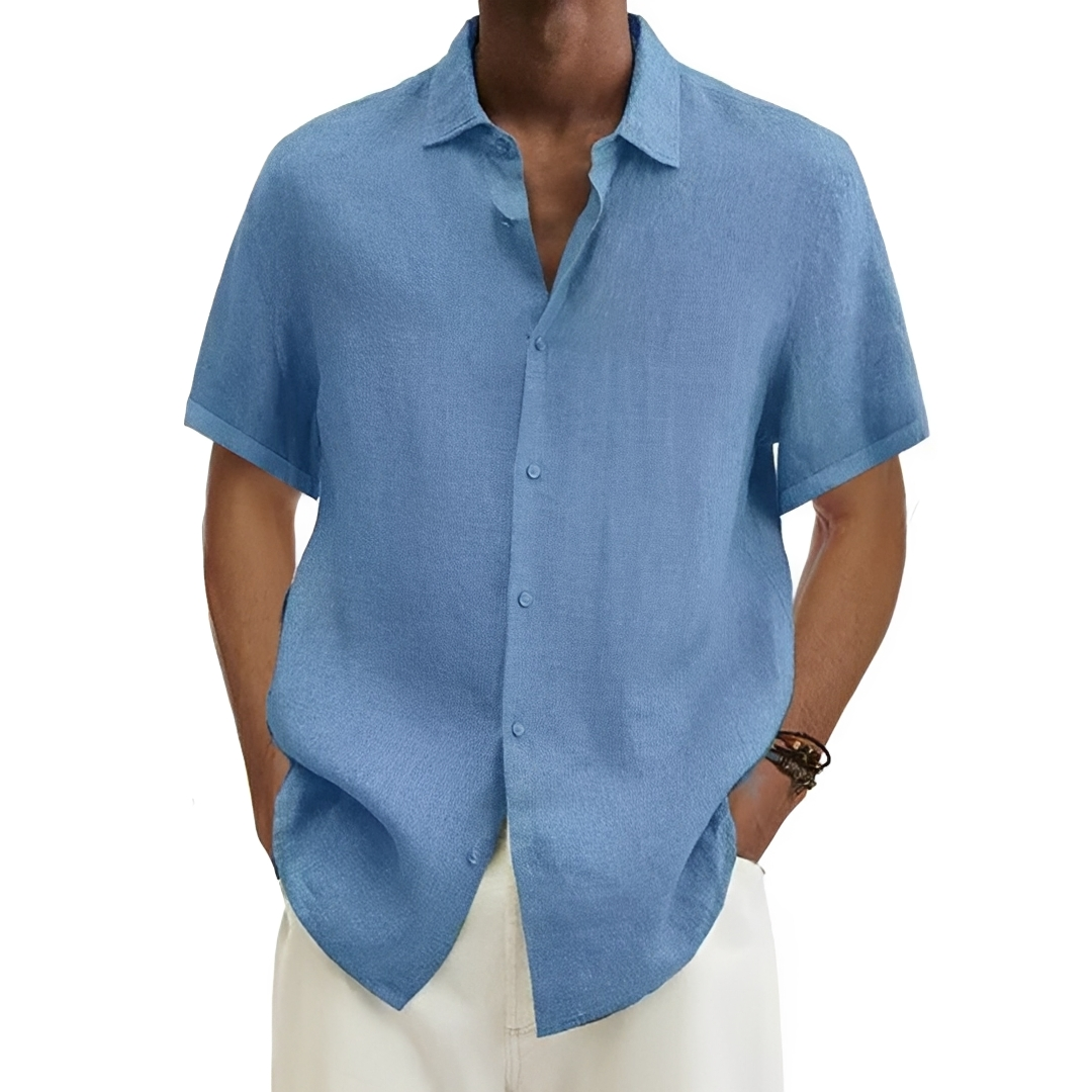 Aamon - Breathable Summer Polo Shirt for Men