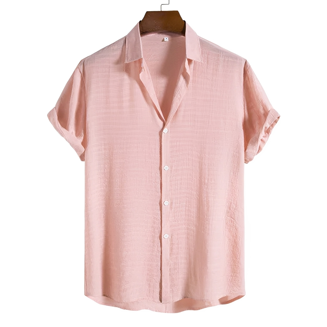 Spencer - Relaxed Button-Up Polo Shirt