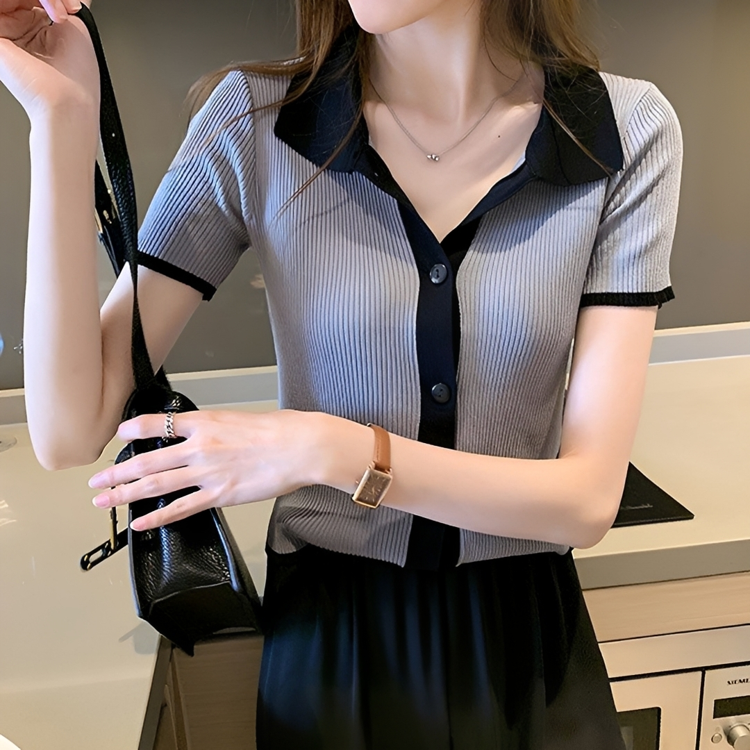 Analiza - Easygoing Collar Top