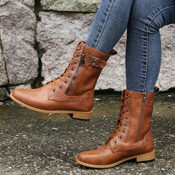 Katerina - Chic Low-Heel Boots