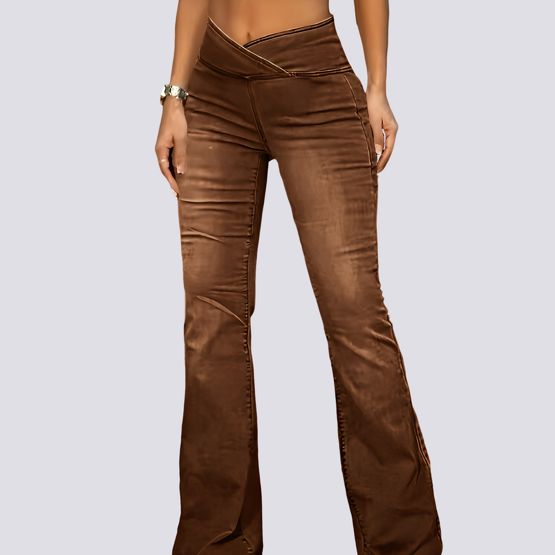 Lexi - Stylish Flared Denim Pants