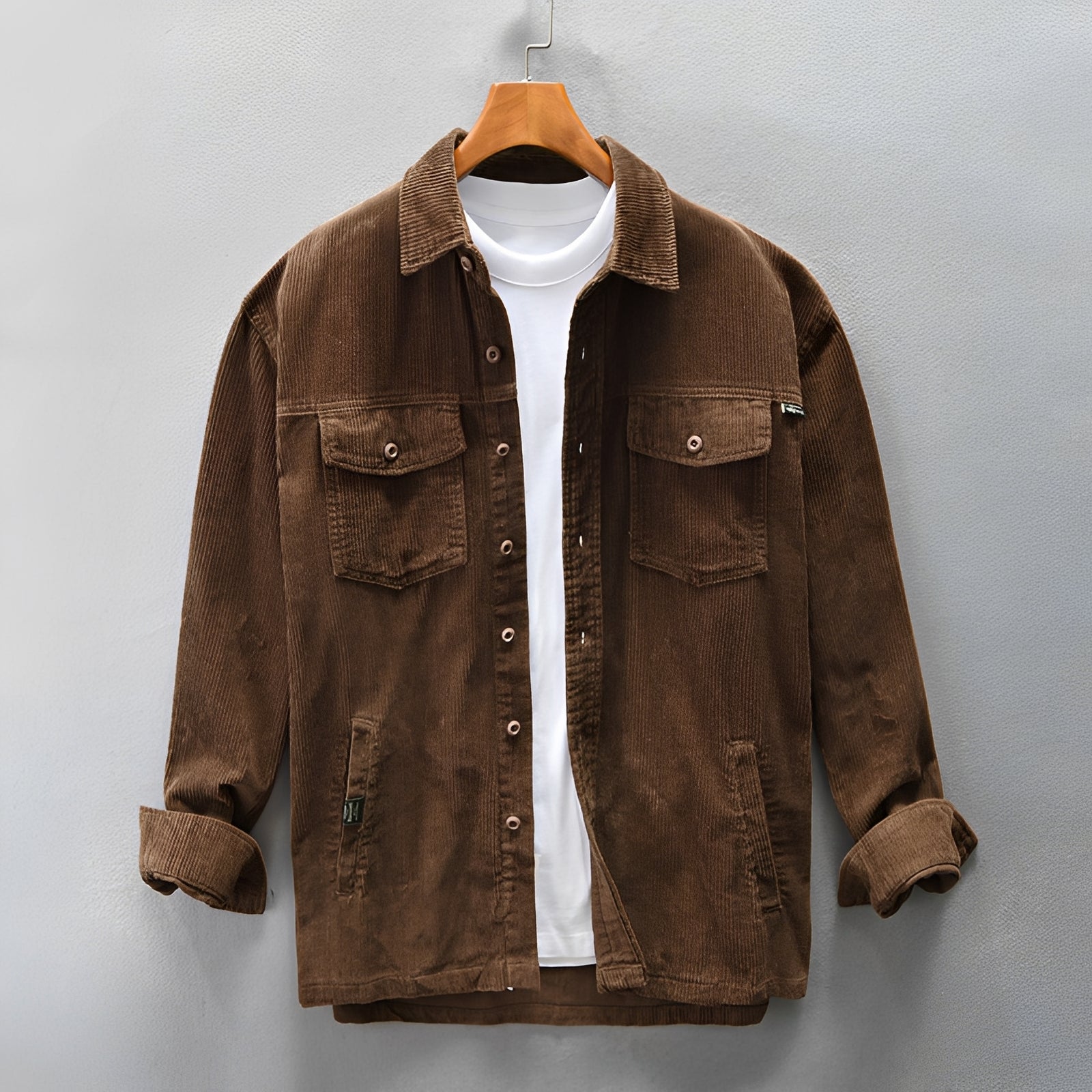 Luis - Men's Corduroy Shirt - Relaxed and Cozy