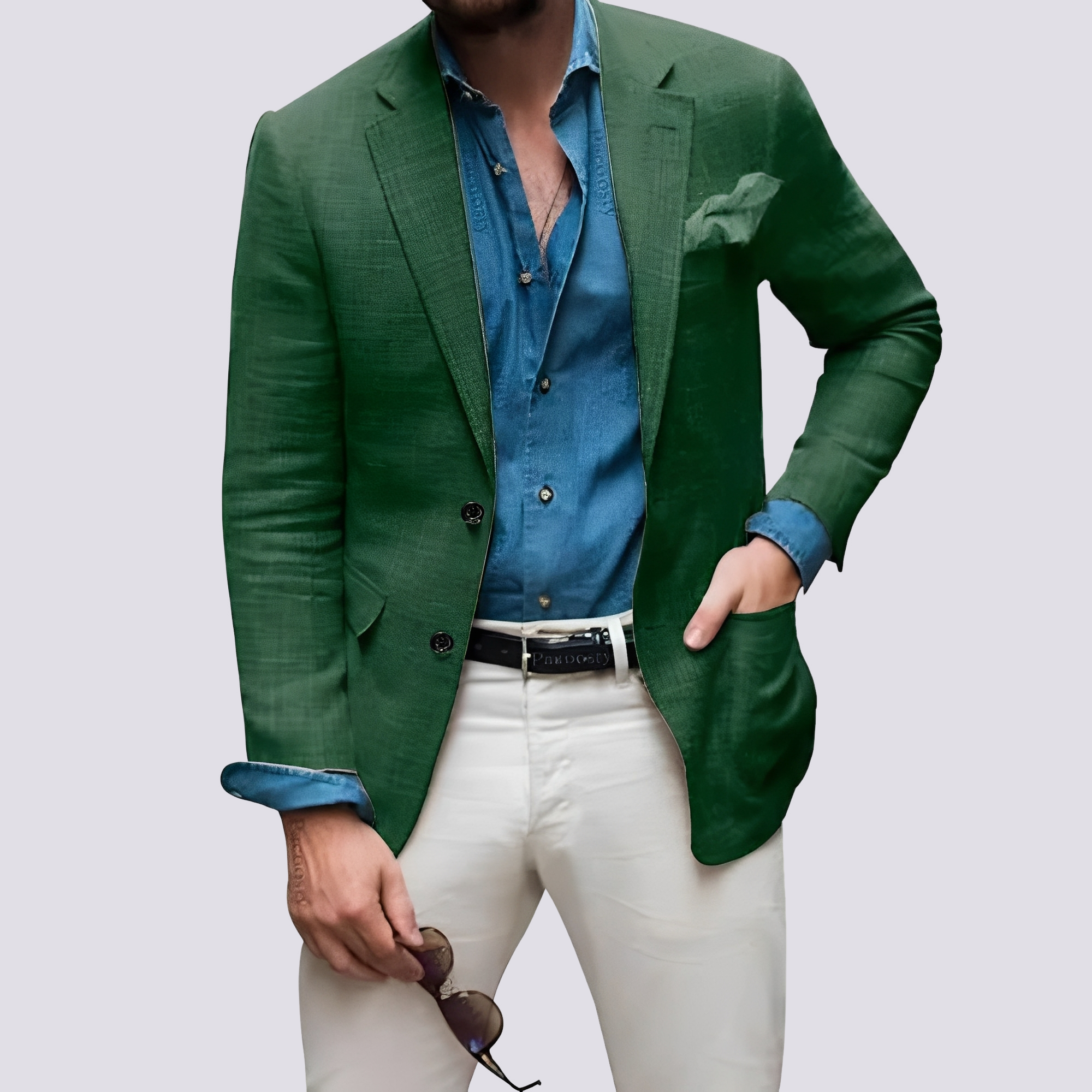 Glenn - Elegant jacket for men with buttons