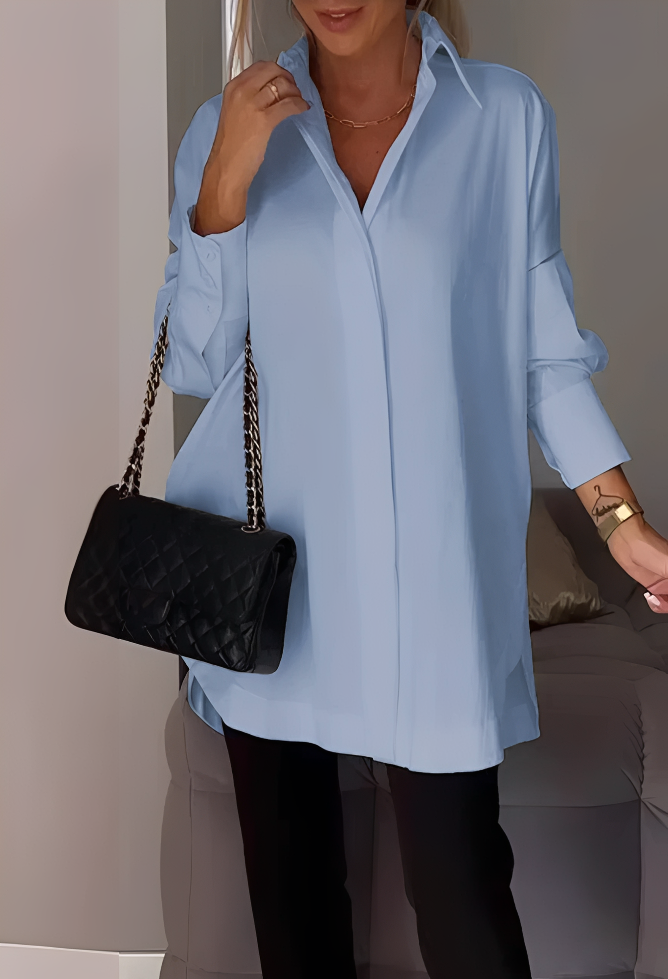 Lauren - Trendy Long-sleeved Shirt