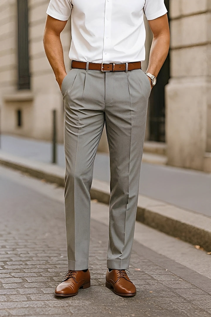 Brandon - Stylish Straight-Leg Pants