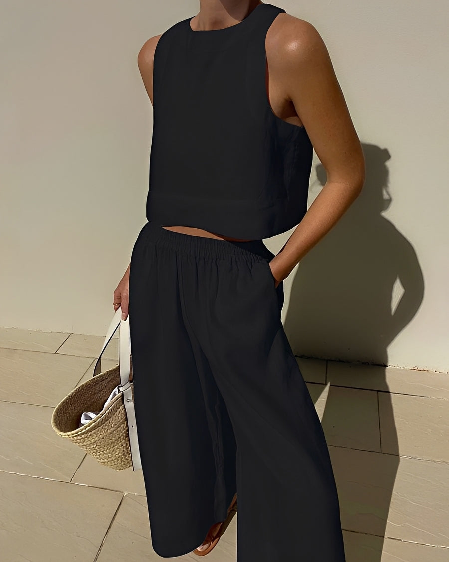 Sasha - Casual, Loose-Fitting Two-Piece Set for Women