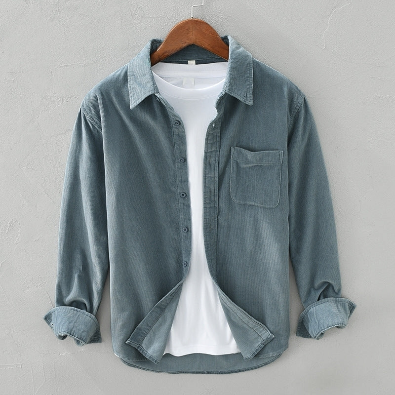 Samuel - Men's Casual Long Sleeve Overshirt