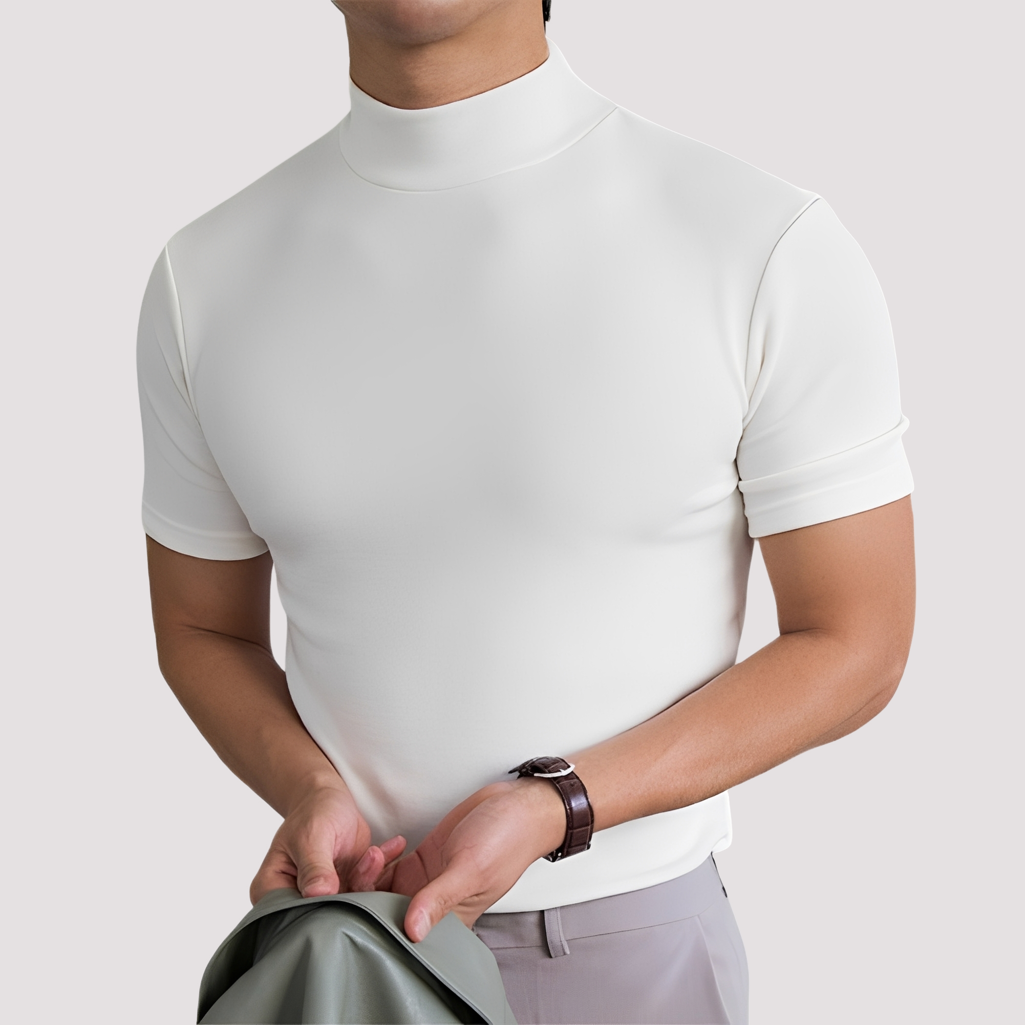 Alfie - Men's Casual Slim Fit T-Shirt