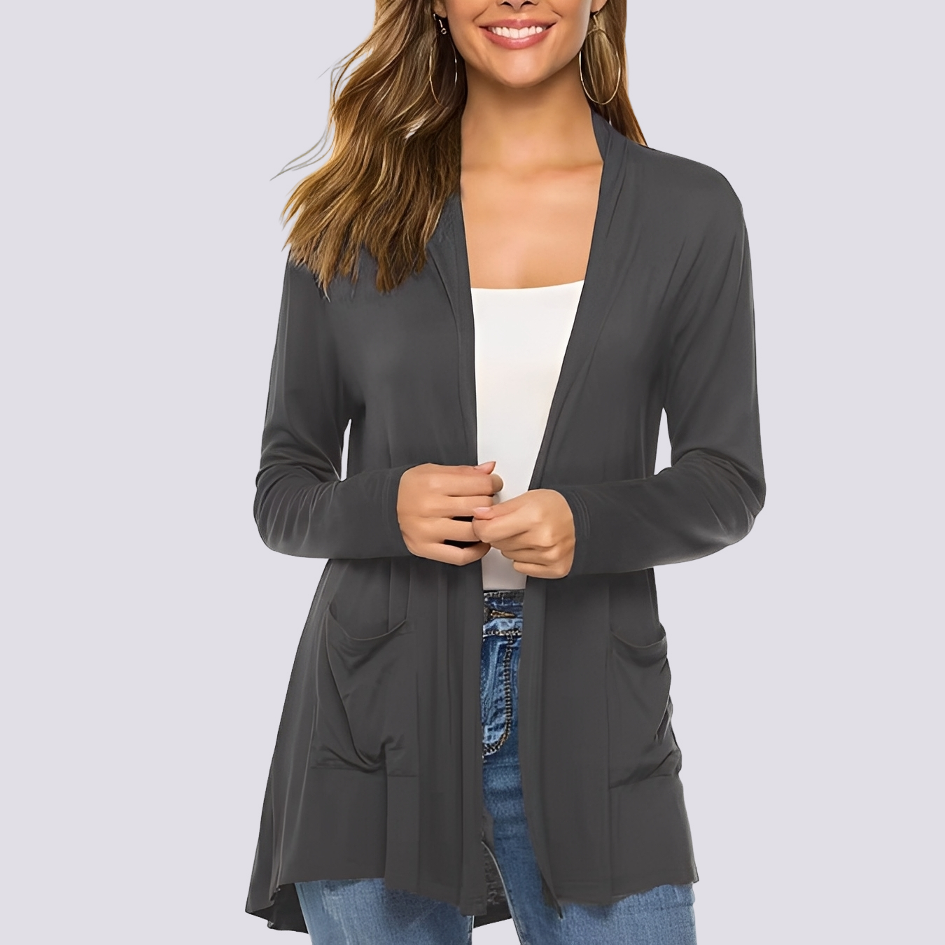 Bertha - Casual Long-sleeve Cardigan