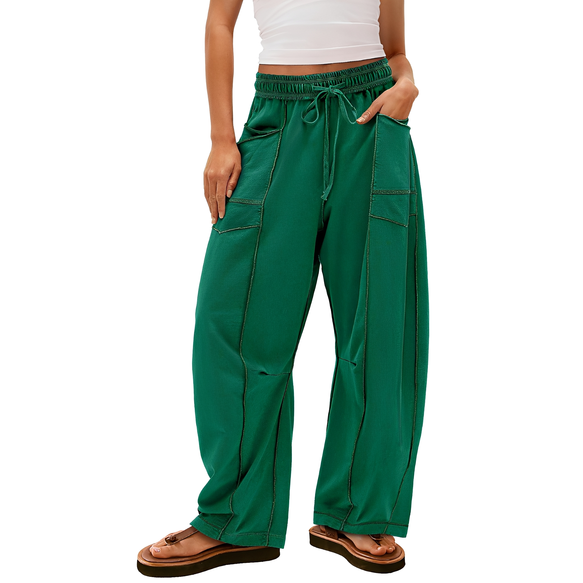 Marianne - Fashionable Wide Legged Trousers