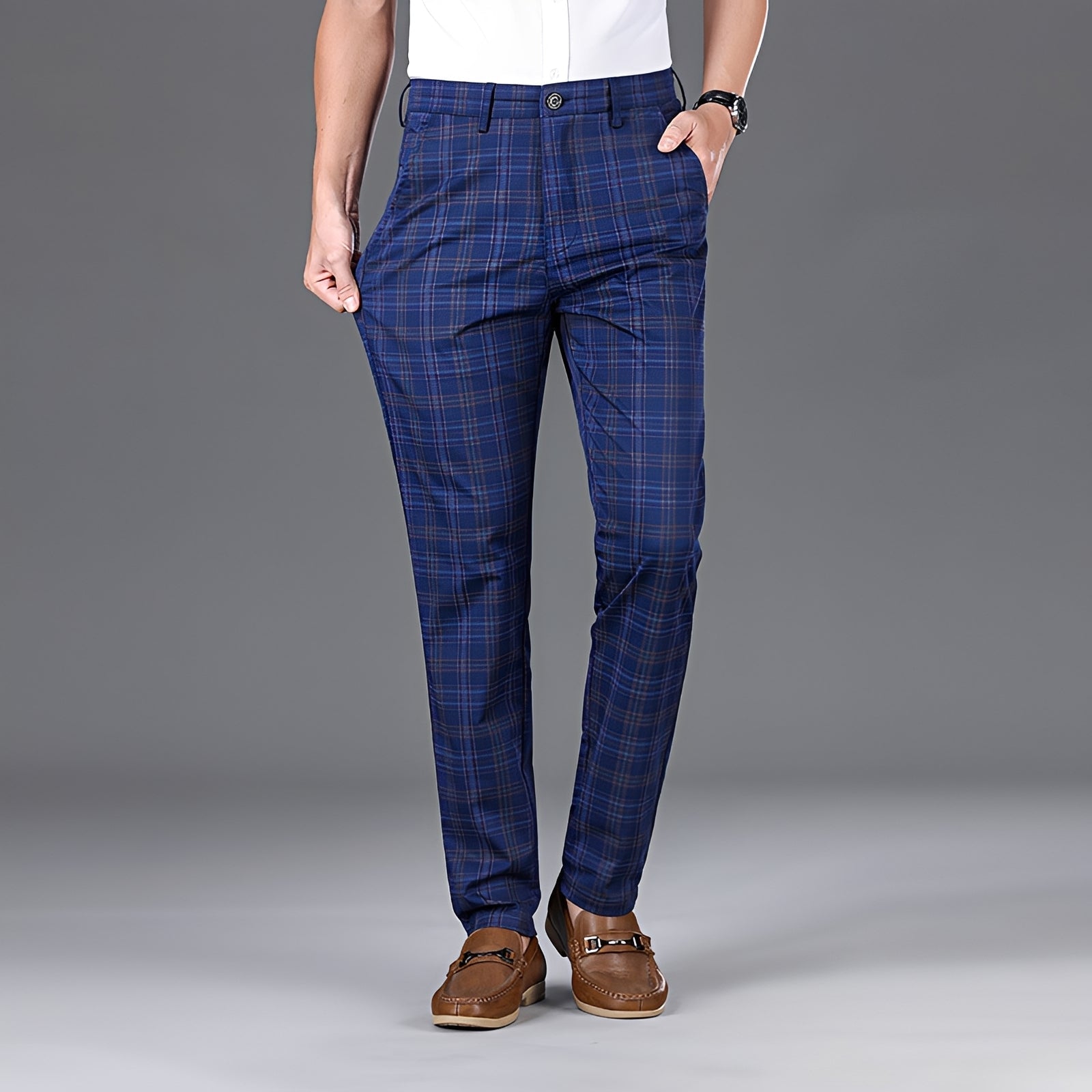 Myers - Casual Checkered Trousers