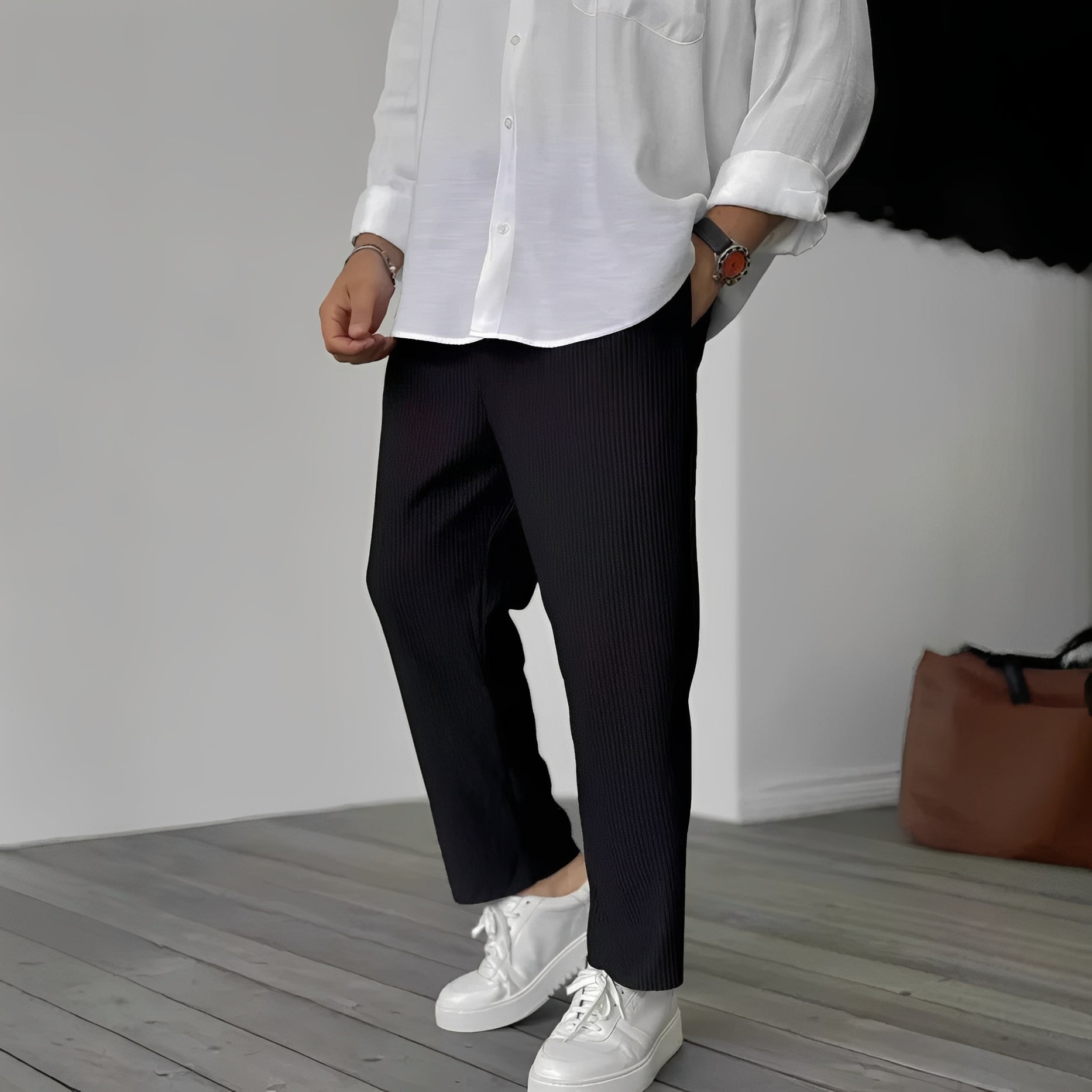 Tristan - Men's Casual Straight-Cut Loose Pants