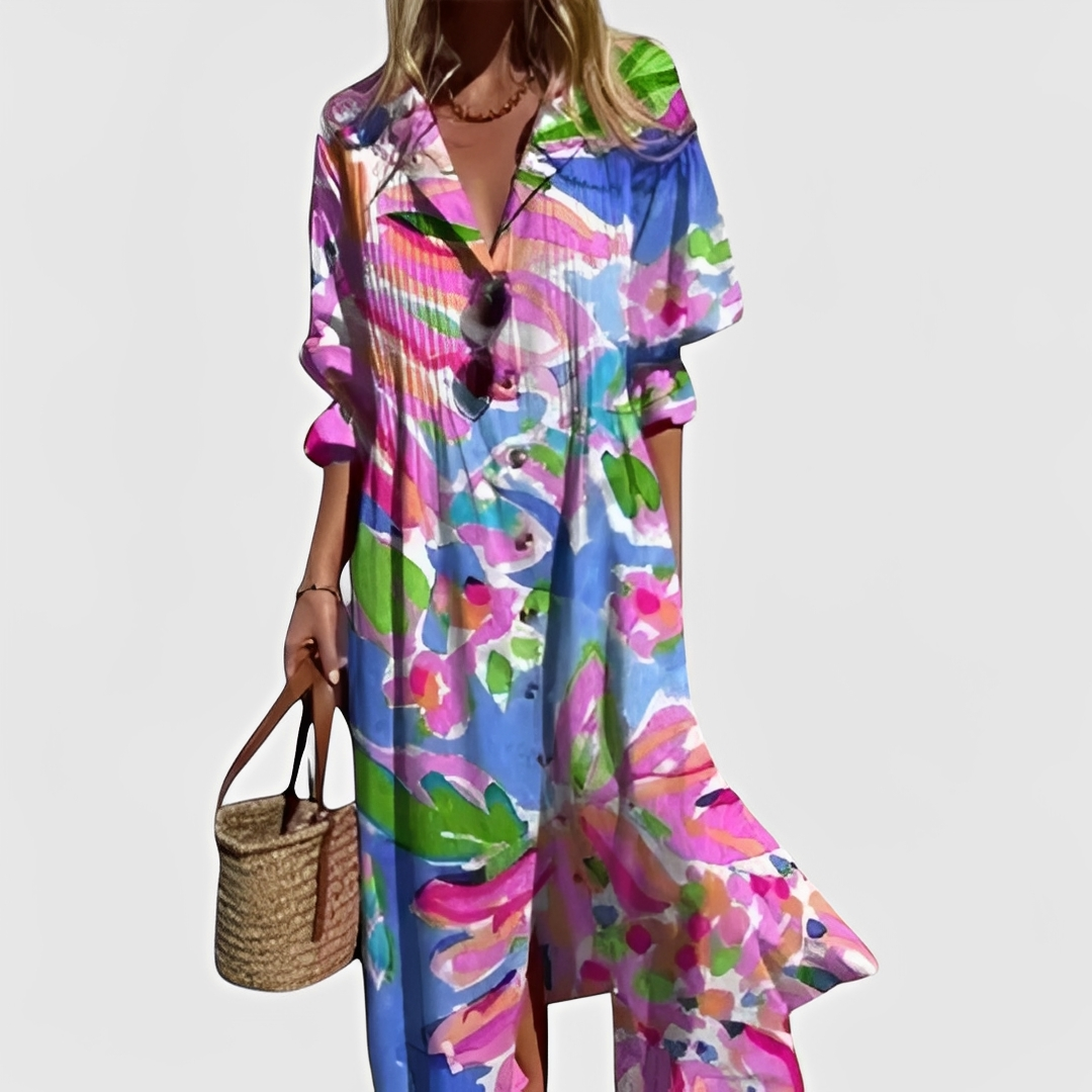 Millie - Stylish floral midi dress