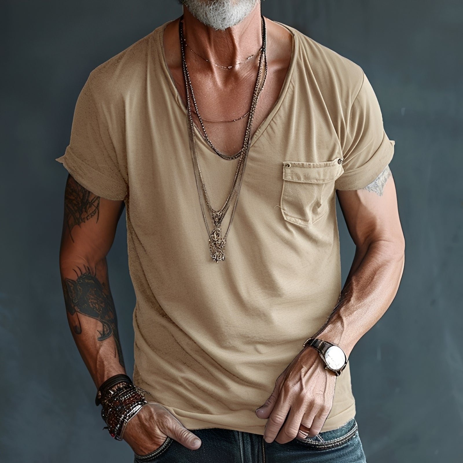 Eddie – T-shirt for men – Relaxed and loose