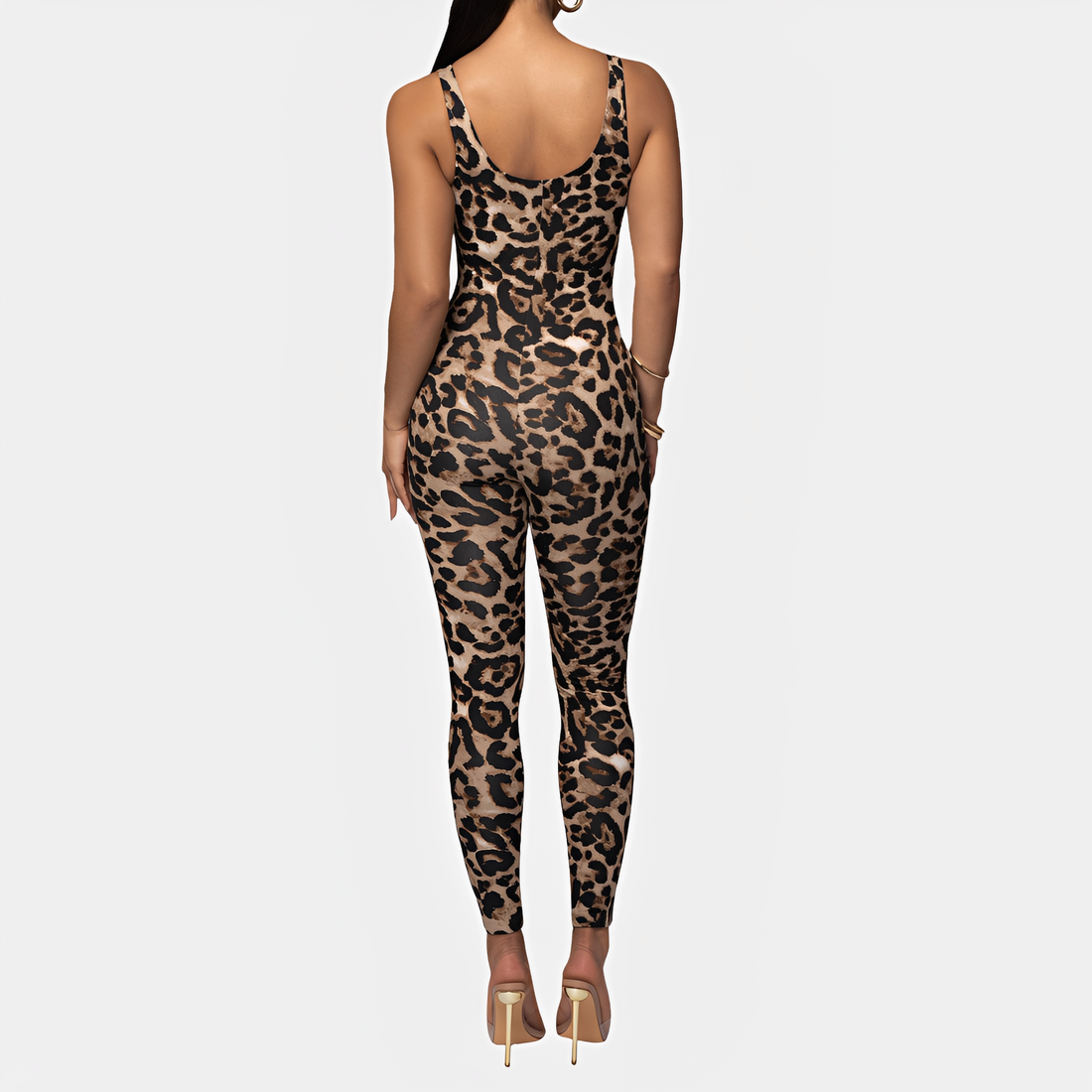 Elaine - Trendy Printed Bodycon Jumpsuit