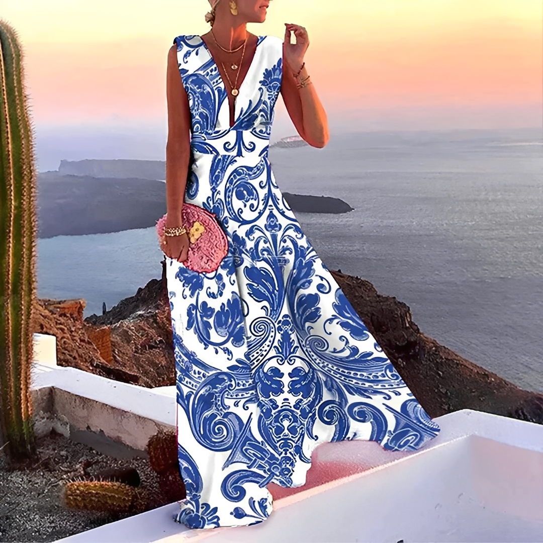 Lilyana - Elegant Sleeveless Maxi Dress
