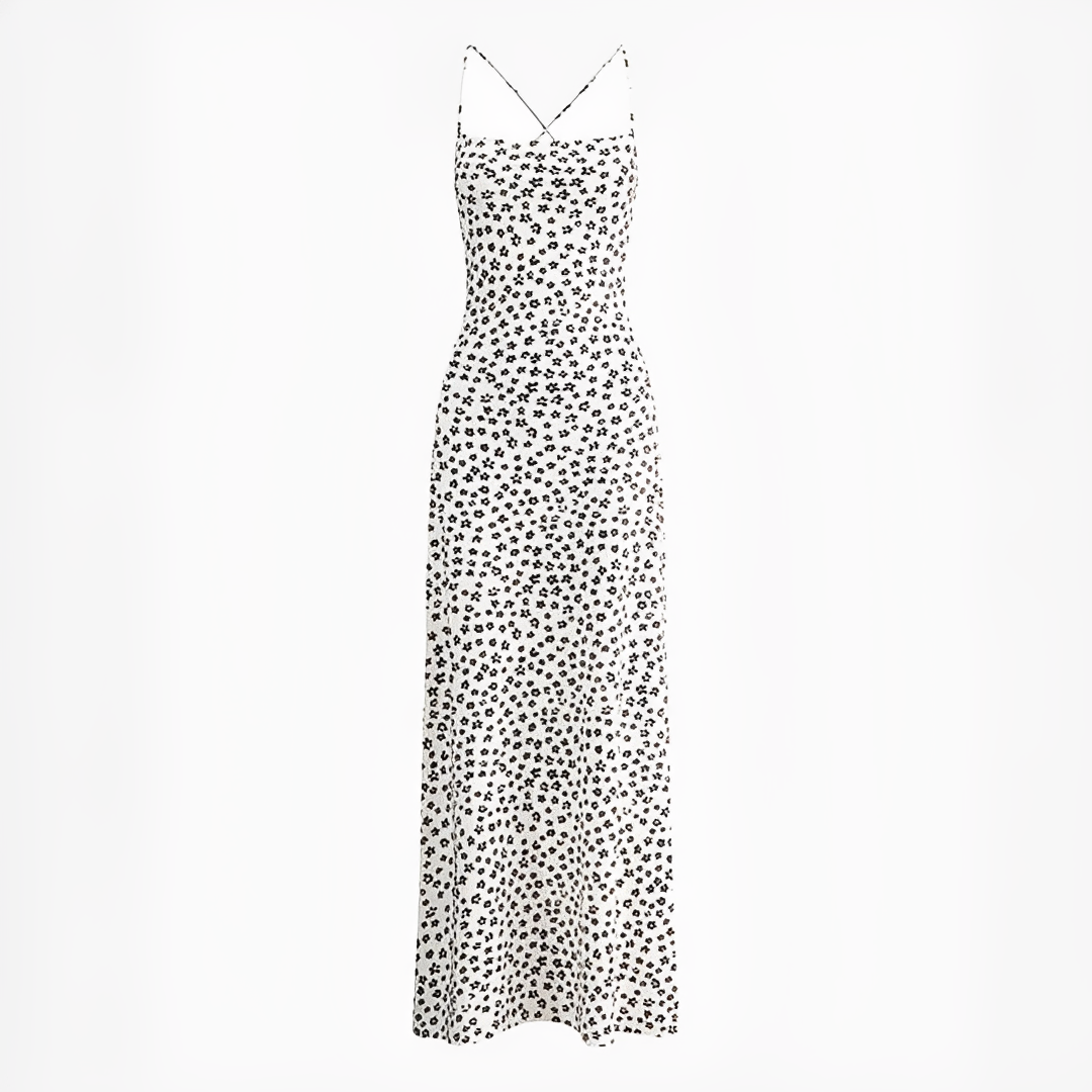 Emily - Long strap dress with a flowing style