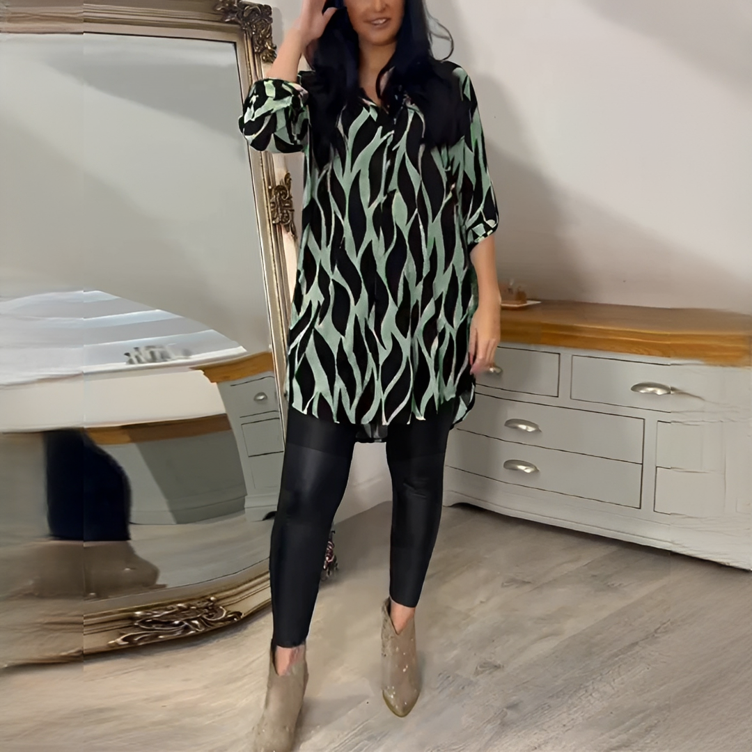 Desiree - Trendy V-neck Blouse