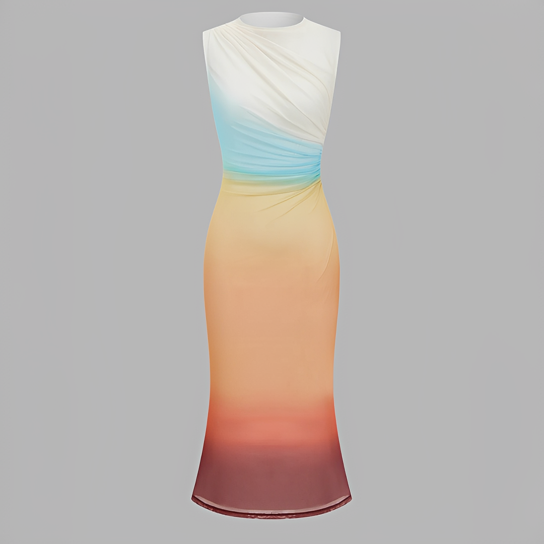 Anjanet - Chic Open-Back Maxi Dress