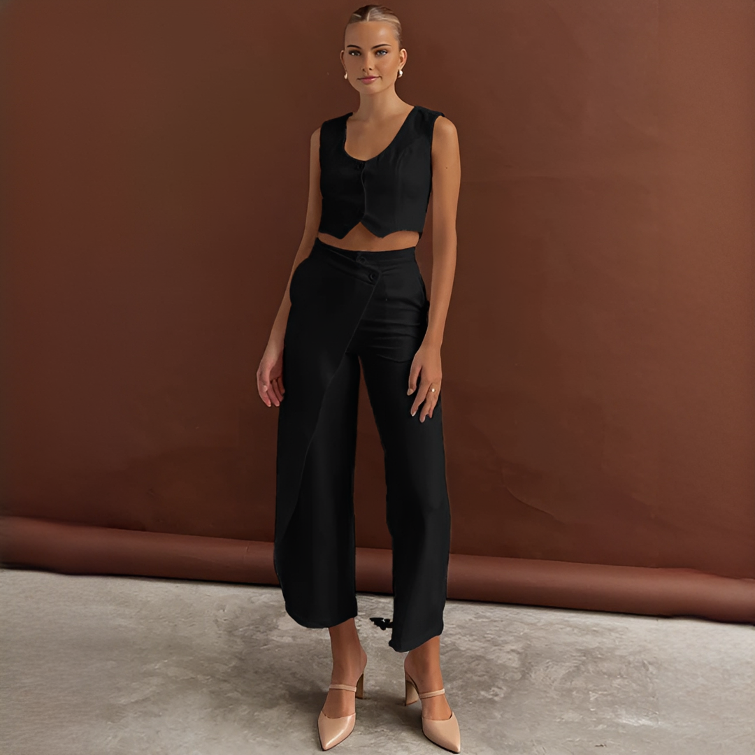 Agnes - Stylish Vest and Pants Set
