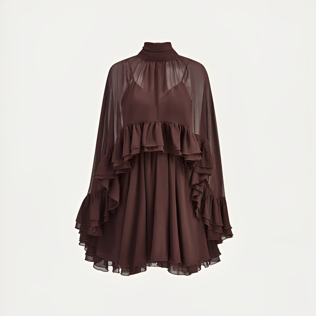 Zhuchin - Fashionable dress with ruffles