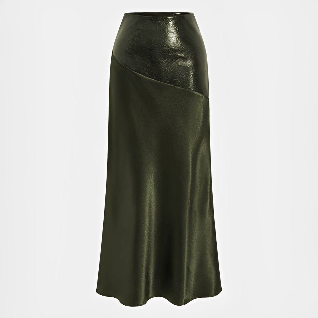 Viviana - Sleek Shiny Skirt