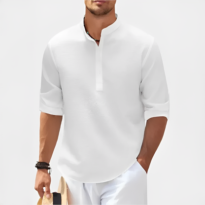 Khenneth - Trendy summer long-sleeve shirt for men