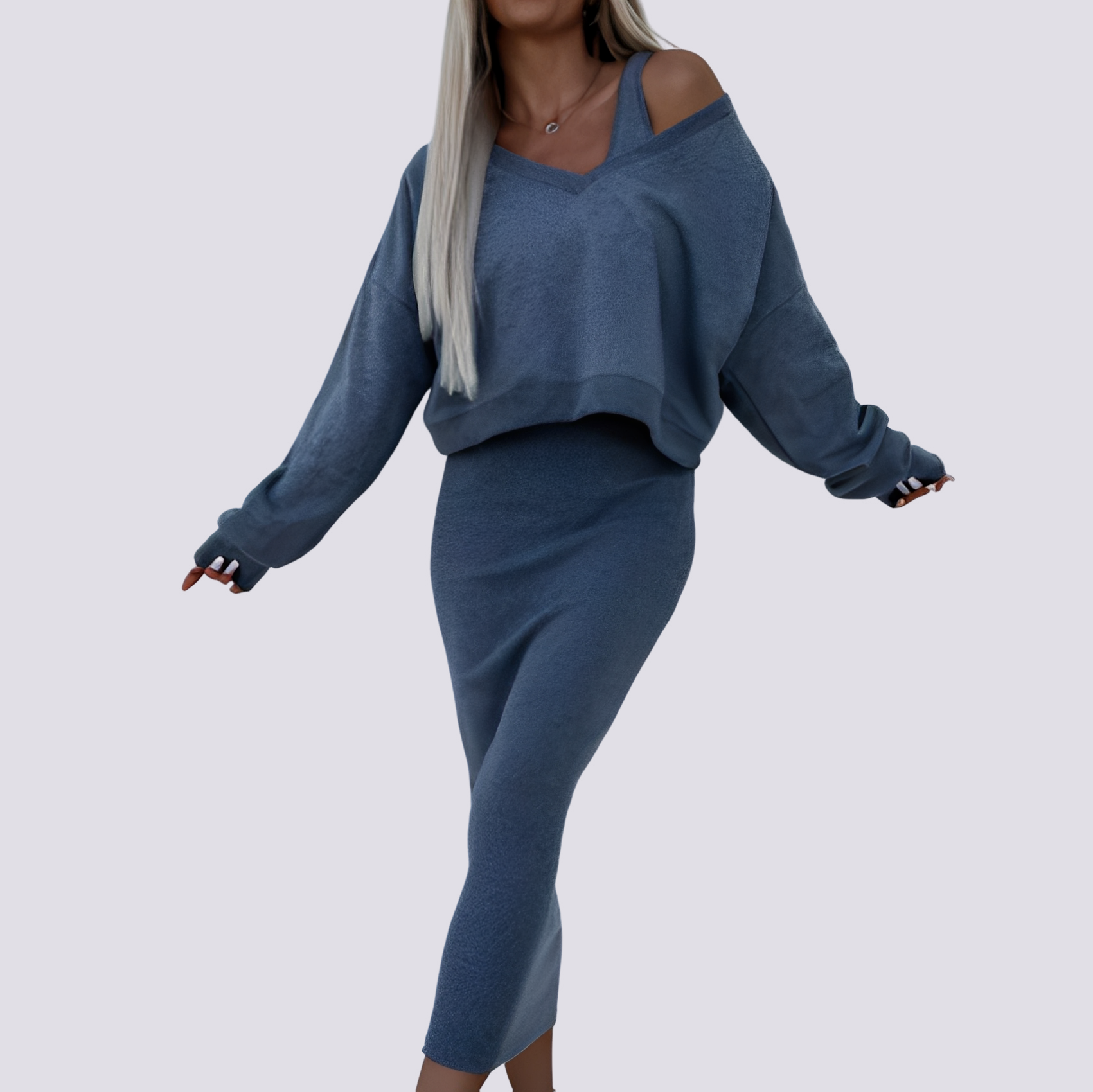 Elsie - Stylish Two-Piece Dress Set